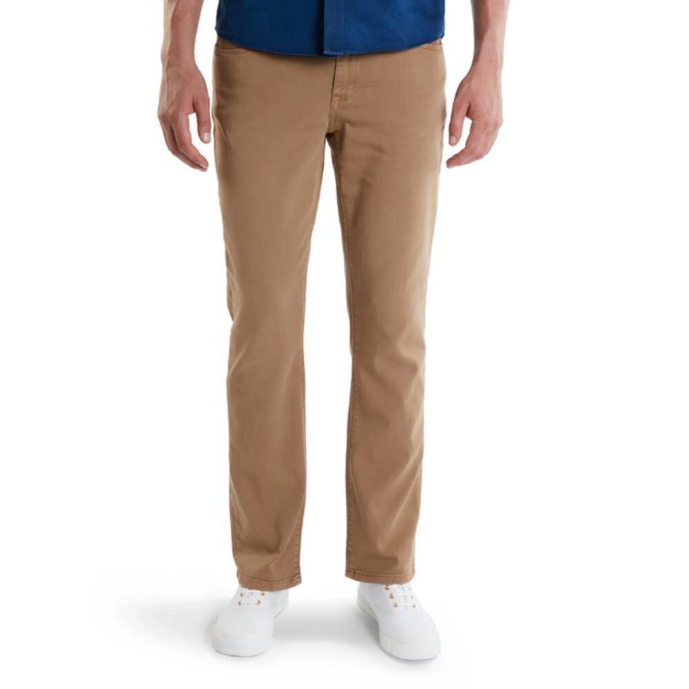 MOTT & BOW Mercer Straight Leg Jean Khaki 5 Pocket Zip Fly Men's 35X34